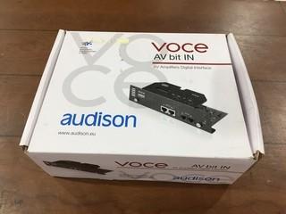 Audison Voce AV bit IN AV Amplifier Digital Interface.