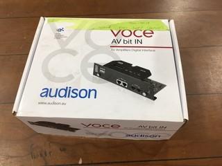 Audison Voce AV bit IN AV Amplifier Digital Interface.