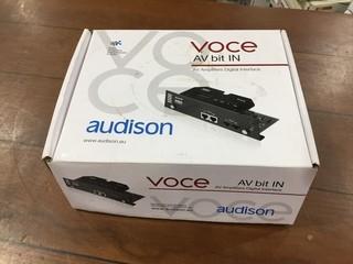 Audison Voce AV bit IN AV Amplifier Digital Interface.