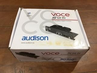 Audison Voce AV bit IN AV Amplifier Digital Interface.