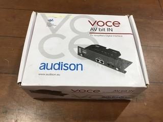 Audison Voce AV bit IN AV Amplifier Digital Interface.