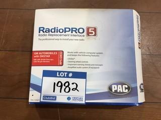 (1) PAC RadioPro 5 RP5-GM32 Radio Replacement Interface.