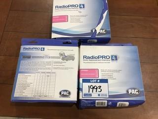 (3) PAC RadioPro 4 RP4-HY11 Radio Replacement Interface.