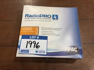 (1) PAC RadioPro 4 RP4-VW11 Radio Replacement Interface.
