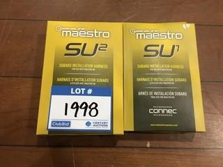 (2) Assorted iDataLink Maestro Installation Harnesses For Subaru.