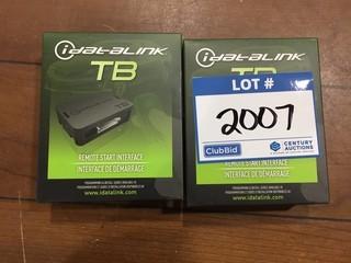 (2) iDataLink TB Remote Start Interface.