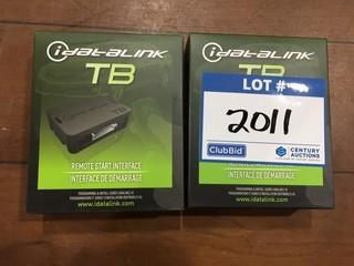 (2) iDataLink TB Remote Start Interface.