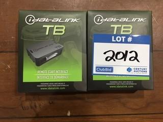 (2) iDataLink TB Remote Start Interface.