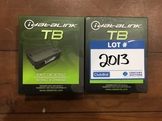 (2) iDataLink TB Remote Start Interface.
