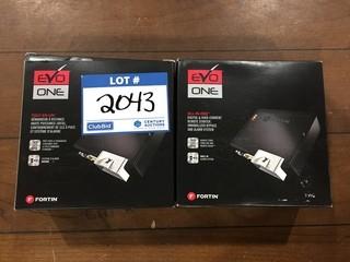 (2) Evo One All-In-One Digital & High Current Remote Starter, Immobilizer Bypass & Alarm System.