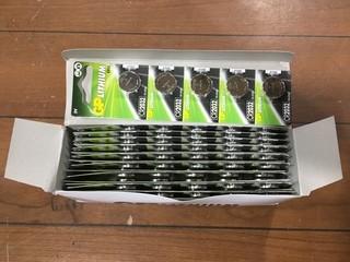 Quantity of GP Lithium Batteries CR2032.