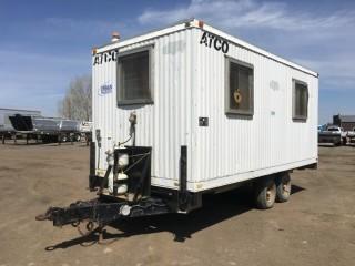 ATCO 18' Pintle Hitch Site Trailer c/w Propane. S/N 01893621.