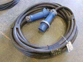 55' Welding Cable, 4C #4, 500 Watt, 600 Volt (NF-5)