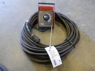 100' Cable w/ Remote Output Control, Lincoln Electric K857-1, 6 Pin, 500 Watt, 600 Volt (NF-5)