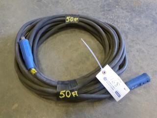 50' Welding Cable, 2/0, LC-40, 500 Watt, 600 Volt (NF-5)