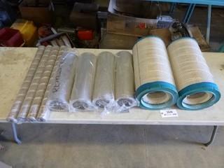 (4) 29" x 2 1/2" Air Filters, (2) 20" x 11" Air Filters, (4) 18" 6" Air Filters (W5-3-1)