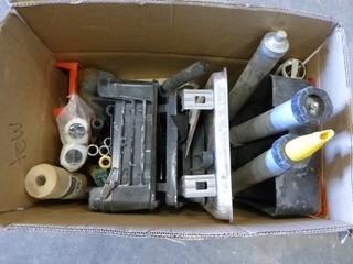 Qty of Misc. Painting Supplies includes Paint Rollers, Trays, Silicone Guns, Scrapers Etc. (W5-3-1)