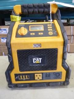 CAT Battery Charger / Air Compressor, Model CJ1000DCP, USB (x 4 ), 110V Outlet (W5-3-1)