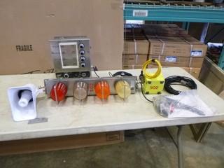 Rig Rat Area Monitoring System w/ H2S and LEL Sensors, Light Bar, Siren, Controller w/ 2 Boxes/Cases (W5-1-1)