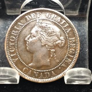 1884 Canada 1 Cent.