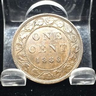 1886 Canada 1 Cent.