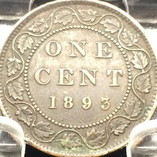1893 Canada 1 Cent.