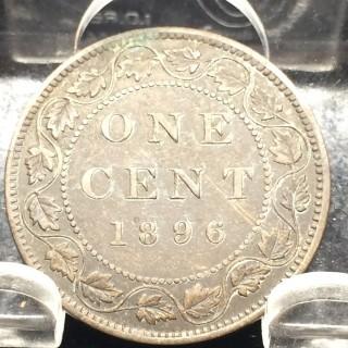 1896 Canada 1 Cent.