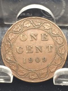 1909 Canada 1 Cent.