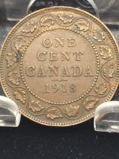 1918 Canada 1 Cent.