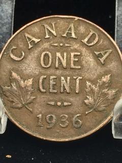 1936 Canada 1 Cent.