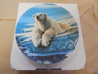 Polar Bear Collector's Plate.