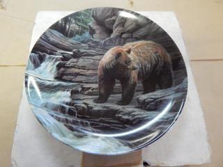 Bear Collector's Plate.