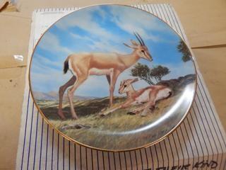 Gazelle Collector's Plate.