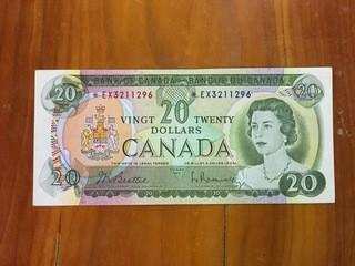 1969 Canada 20 Dollar Replacement Note *EX3211296.