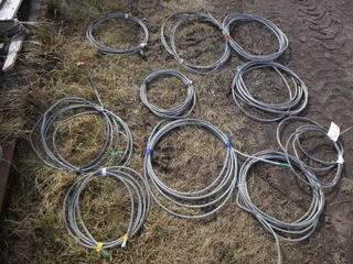 Qty Of (10) Assorted Size Cables