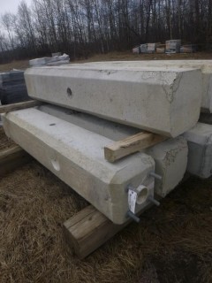 Qty Of (3) 16in X 15 1/2in X 85 1/2in Concrete Casings