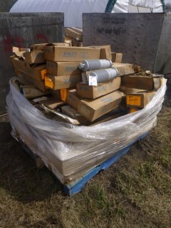 Qty Of Powerline Supplies Includes: Brackets, Porcelain Lighting Arrestors And Eye Bolts