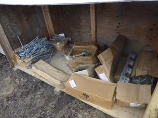 Qty Of Powerline Supplies Includes: Eye Bolts, Fargo G117A Conductors, Aluminum Top Ties, F/G Secondary Sections And 5/8in X 22in Bolts