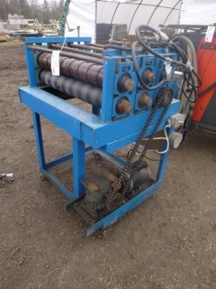 115/230V Single Phase Plate Groover/Roller *NOTE: Running Condition Unknown*