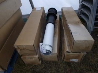 Qty Of (5) 37 1/4in X 8in Roof Vent Systems