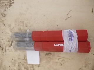 (2) Hilti TE-CX1-10 7 1/2in X 1in Drill Bits