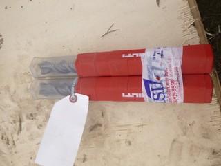 (2) Hilti TE-CX1-10 7 1/2in X 1in Drill Bits