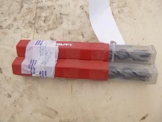 (2) Hilti TE-CX1-10 7 1/2in X 1in Drill Bits