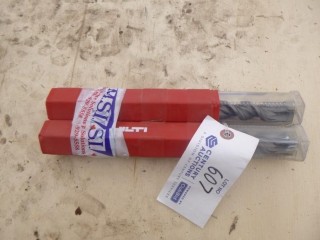 (2) Hilti TE-CX1-10 7 1/2in X 1in Drill Bits