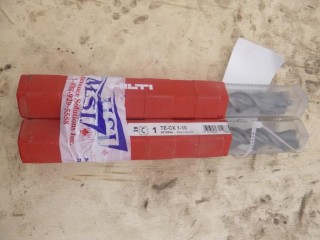 (2) Hilti TE-CX1-10 7 1/2in X 1in Drill Bits