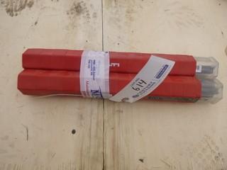 (2) Hilti TE-YX- 1 1/2in-15in  8 3/4in X 1 1/2in Drill Bits