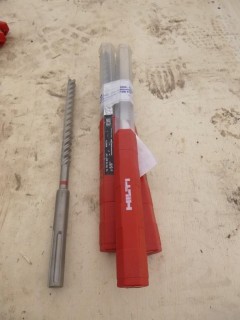 Qty Of (3) Hilti TE-YX 5/8in-14in 8in X 5/8in Drill Bits