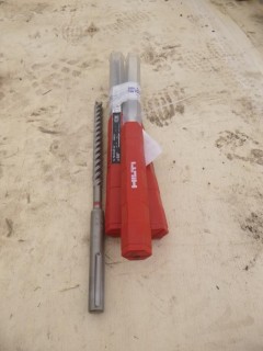 Qty Of (3) Hilti TE-YX 5/8in-14in 8in X 5/8in Drill Bits