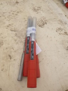 Qty Of (3) Hilti TE-YX 5/8in-14in 8in X 5/8in Drill Bits