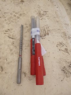 Qty Of (3) Hilti TE-YX 5/8in-14in 8in X 5/8in Drill Bits